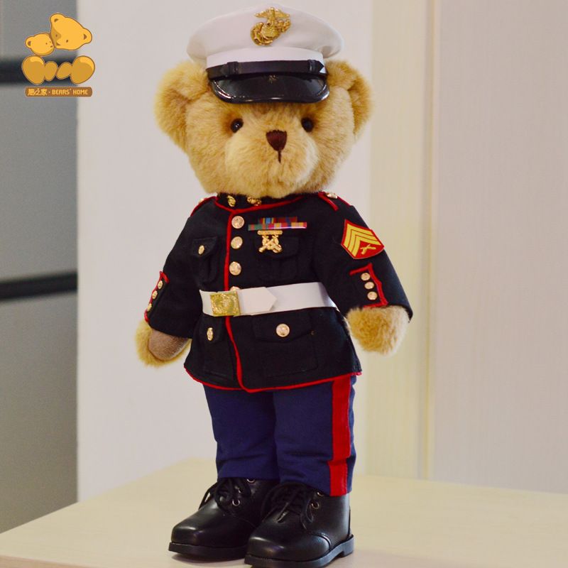 teddy bear army uniform