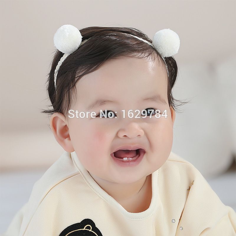 pom pom headband baby