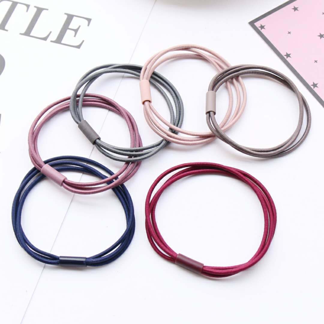 Grosshandel Lady Hair Scrunchies Ring Elastische Haarbander Pure Color Bobble Sport Dance Charming Scrunchie Haarband Von Donet 6 04 Auf