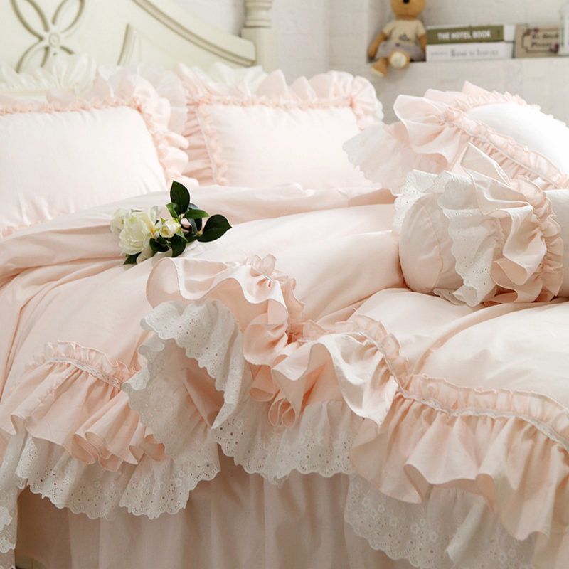 Top Embroidery Luxury Bedding Set Super Sweet Princess Bedding