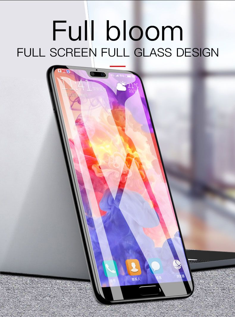 10 X 100% de vidrio templado genuino Protección Protector de pantalla para Huawei P20 Lite 