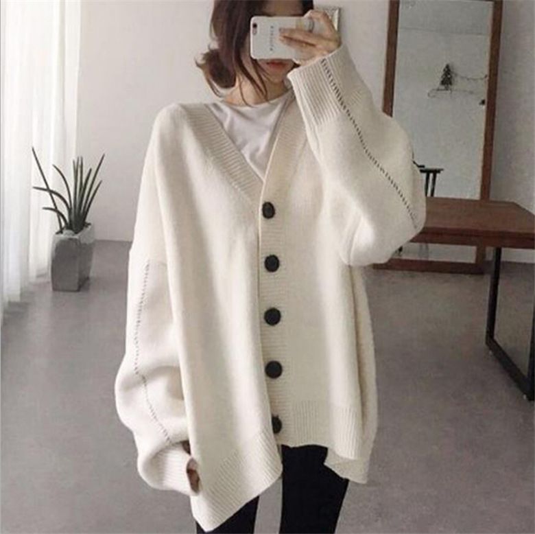 Women Knitwear New Cropped Fashion Cotton Jumpers Knitting V-neck Cardigan Coat Women Knitwear New Cropped Fashion Cotton Jumpers Knitting V-neck Cardigan Coat