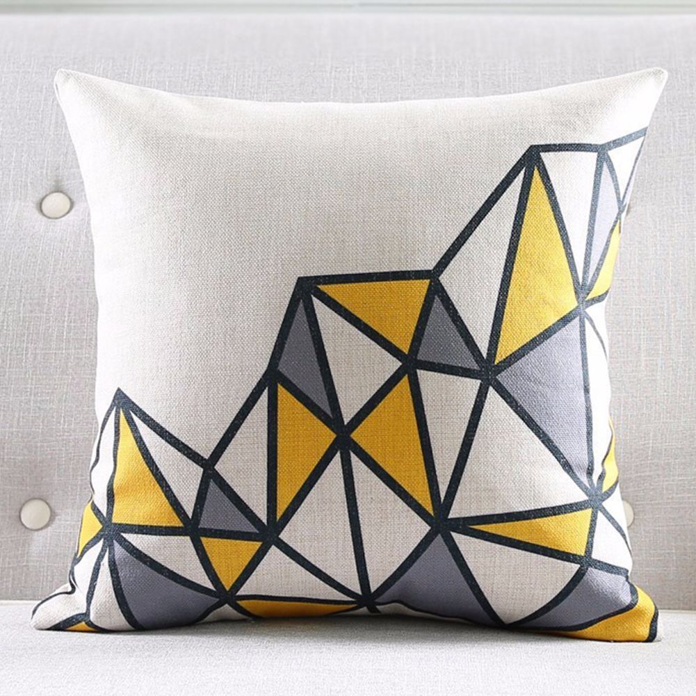 Multi Color Pillow Cover Durable Gifts Zipper Autumn Decorative