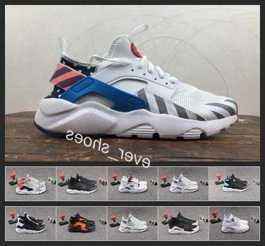 rainbow huaraches black