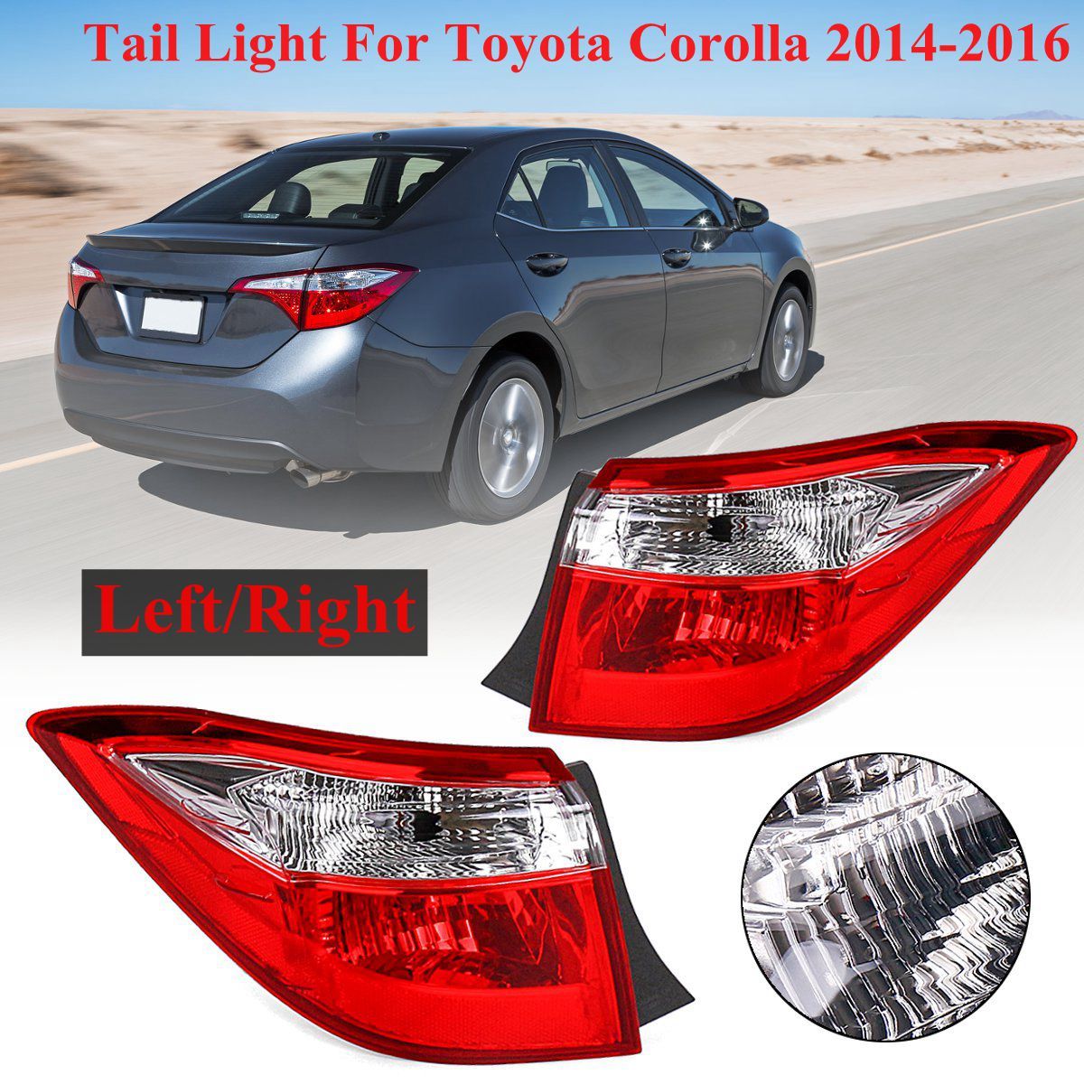 2020 Car Tail Light Brake Rear Stop Light Lamp Without Bulb For Toyota Corolla 2014 2015 2016 Replacement Housing Shell From Zhongfucar 35 6 Dhgate Com