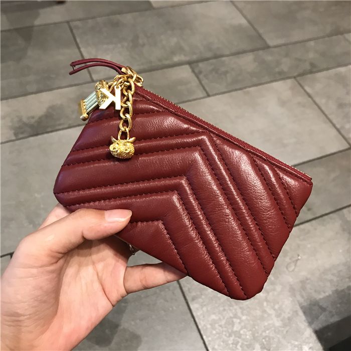 pure leather purse