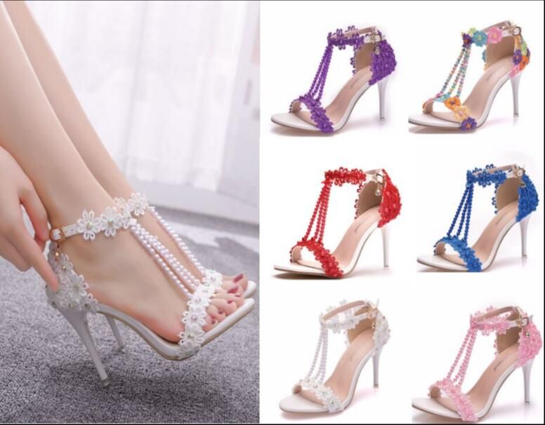 white high heel sandals uk