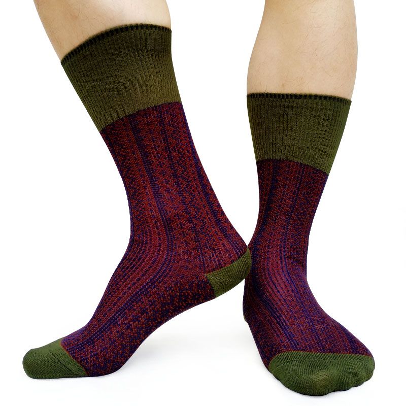 2021 Cotton Socks Vintage Thick Warm Business Men Sock Formal Dress