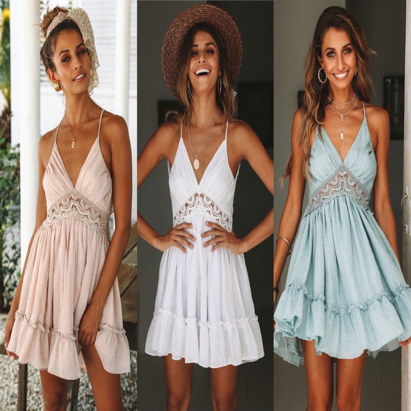 new sexy prom dress spaghetti strap bandage back deep v neck side split green