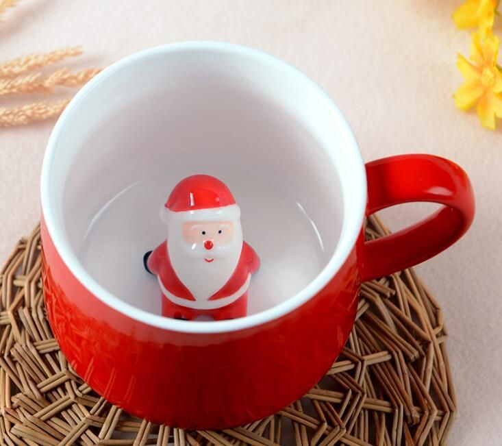 Tazze Di Natale.Acquista Bomboniere Creative 3d Di Natale Tazza In Ceramica Regalo Di Natale Bambini Caffe Te Tazza Di Latte Tazza Rossa Santa Snowman 400ml A 15 16 Dal Yiyu Hg Dhgate Com