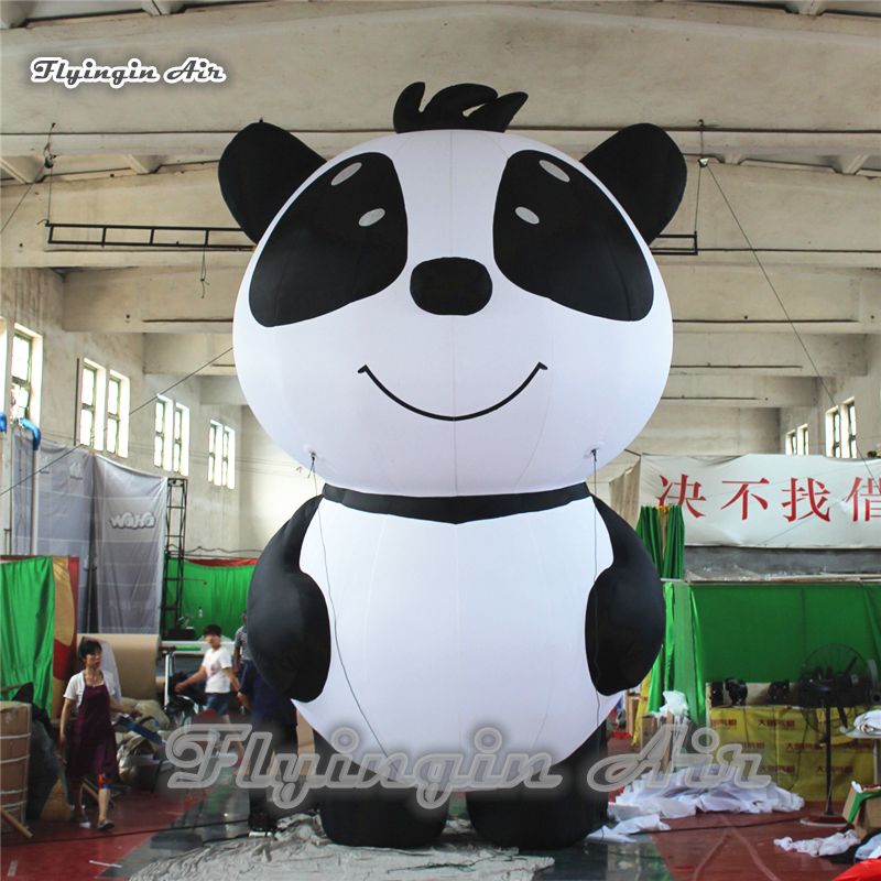 Wholesale Stylish And Cheap BRAND Cute Inflatable Panda Model 4m/6m