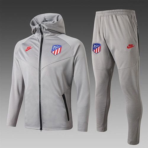 sale19 / 20 Atlético de Madrid para hombre chaqueta con capucha camiseta de fútbol chándal Hernández