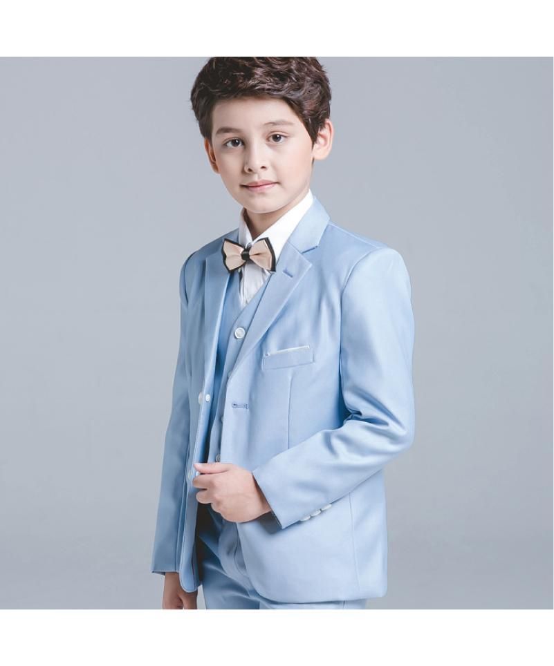 light blue boys suit