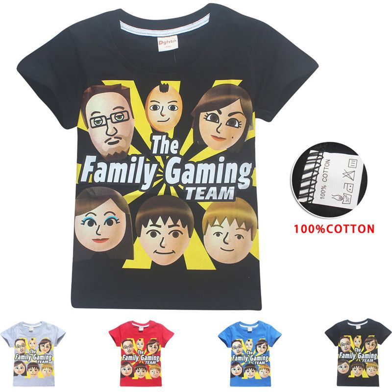 Compre Roblox Fgteev La Letra Del Juego Familiar Impreso Ninos Ninos Camisetas Con Dibujos Animados De Algodon Puro 4 12y A 7 95 Del Kidsandmom Dhgate Com - camiseta de panda roblox