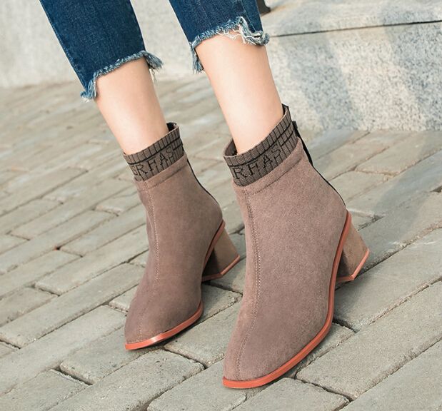 low heel fashion boots