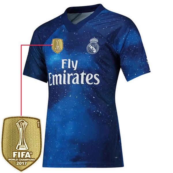 Acquista 2019 Real Madrid EA Sports Jersey 2018 2019 Thai Di Alta Qualità  MODRIC Marcelo Uomo Donna Bambini Maglia Da Calcio BALE ASENSIO Third Kit  Jers Da Calcio A 15,38 € Dal A913876700 | DHgate.Com