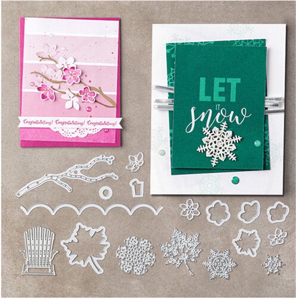 Greeting Card Decorative Metal Cutting Dies Stencils Scrapbooking Craft DIY Gift
