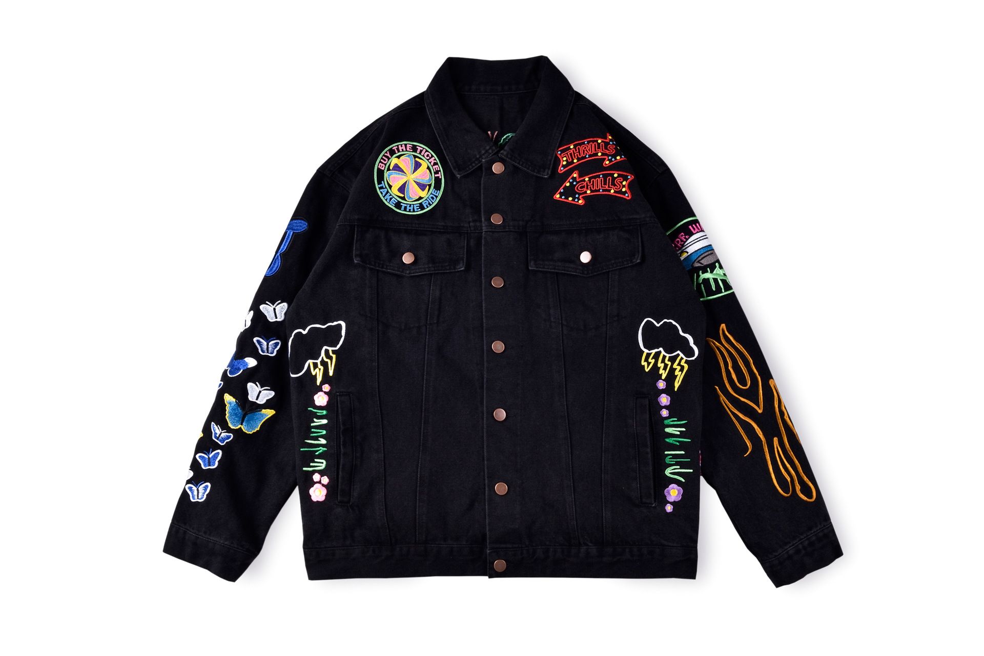 rapper jean jacket