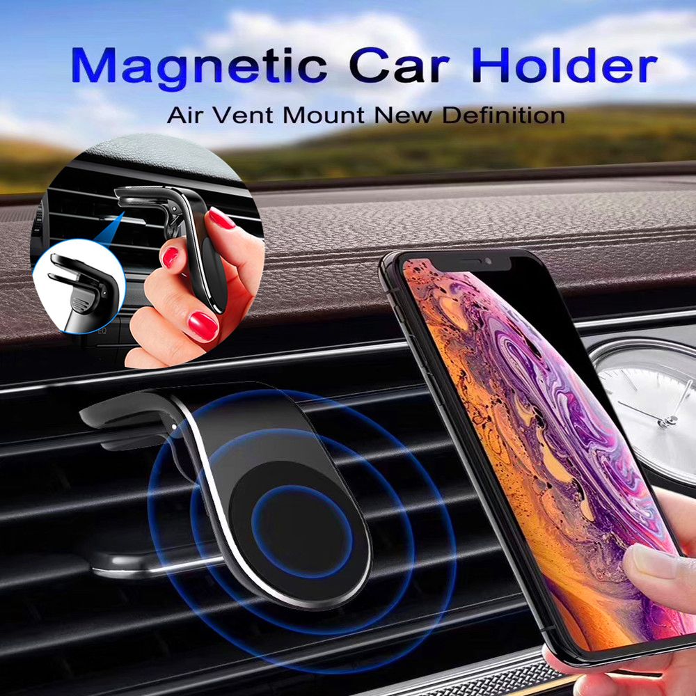 Satin Al L Tipi Aluminyum Alasim Hava Firar Manyetik Tutucu Arac Montaj Pano Montaj Akilli Telefonlar Icin Arac Telefonu Sahipleri Tl12 55 Dhgate Comda