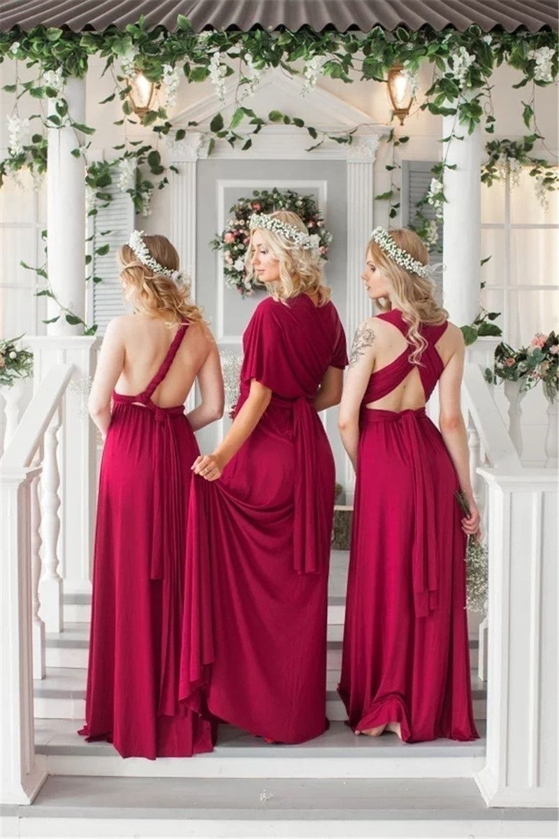 multi wrap bridesmaid dress