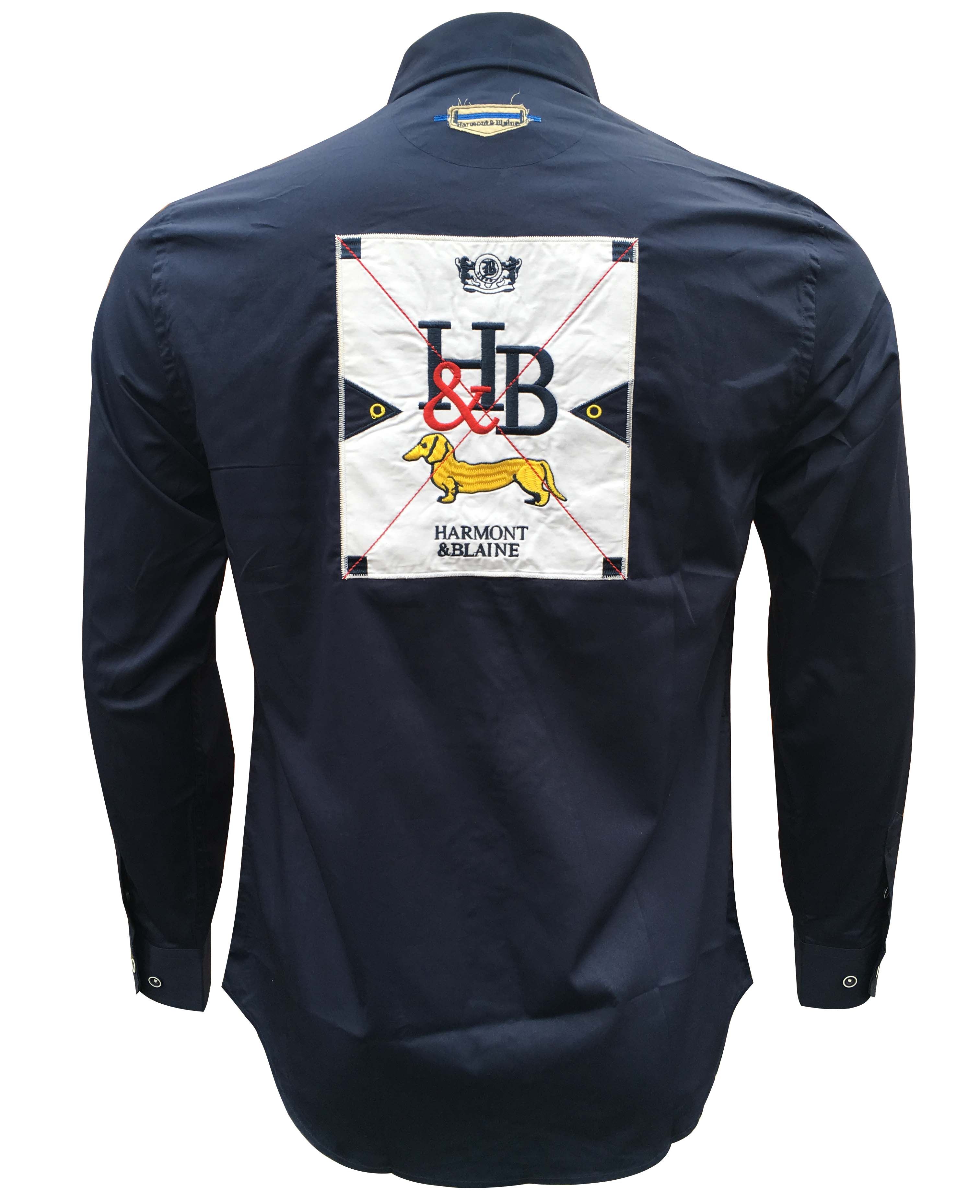 Compra Marca HarmontBlaine Hombres Moda Casual De Manga Larga Camisa  Masculina Masculina Camisa De Vestir De Negocios Sociales Masculinos Para  Hombres Ropa Barato | Entrega Rápida Y Calidad | Es.Dhgate