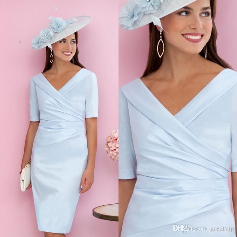 Light blue mother of the groom dress Clearance