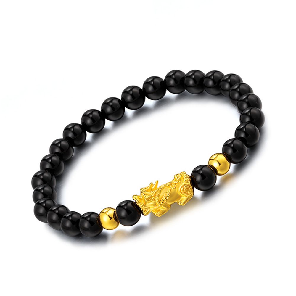 2019 3d Gold Plated Lucky Pixiu Charms Black Obsidian Transfer 2019 3d Gold Plated Lucky Pixiu Charms Black Obsidian Transfer