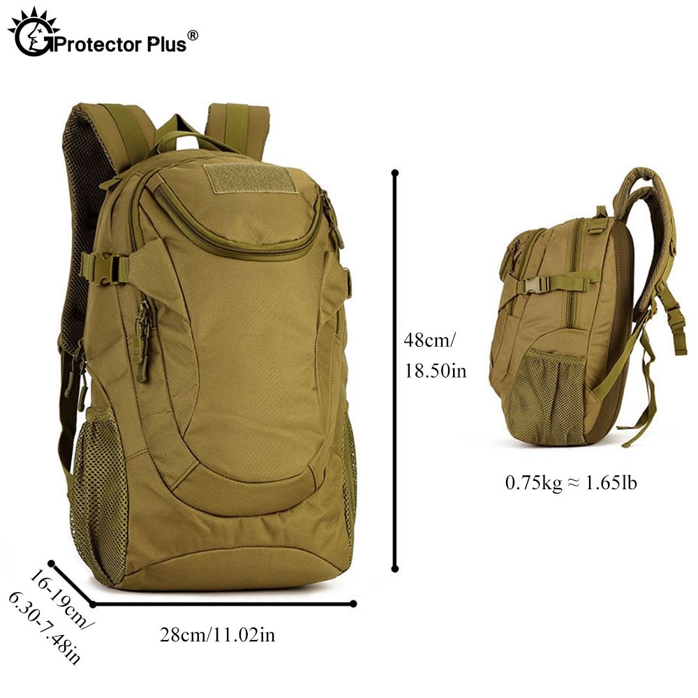 Compra La Bolsa Impermeable Del Recorrido Del Deporte Al Protector Más 25L  Morral Táctico Militar De Campaña Camuflaje Mochila Ourdoor Pesca Que  Acampa De Nylon 900D Con Mochila Barato | Entrega Rápida