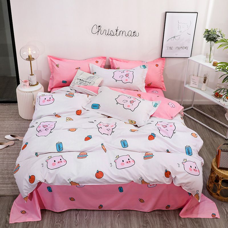 Best Wensd Cool Pig Pink Bedding Princess Bedding Set For Kids