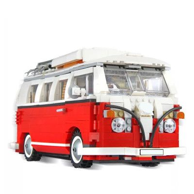 Volkswagen T1 Series Technology Camper Compatible Lepining Car Building toys