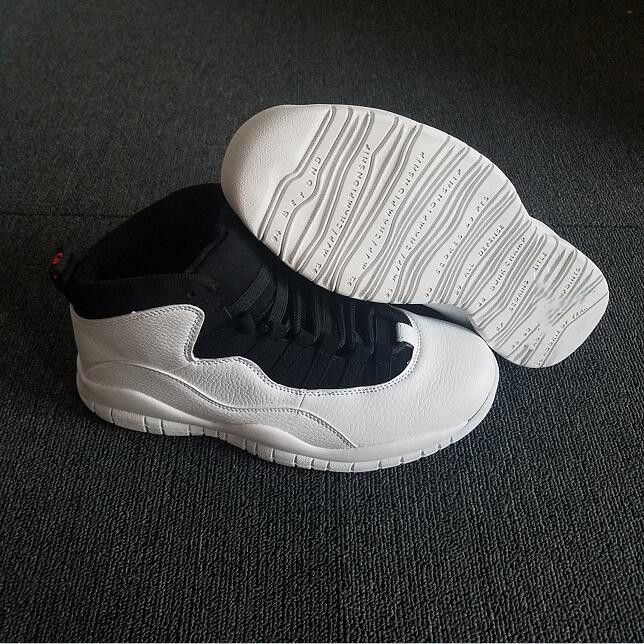 Im Back Jordan 10 Negro Con Blanco Zapatillas Blancas Con Negro Atras