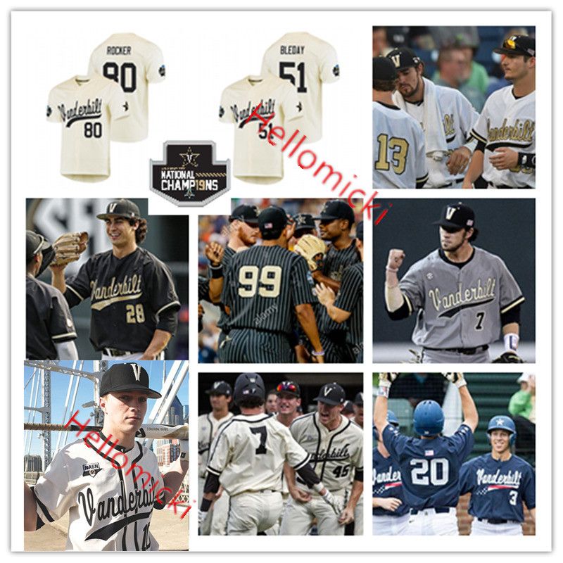 Vanderbilt Commodores Baseball Jersey 