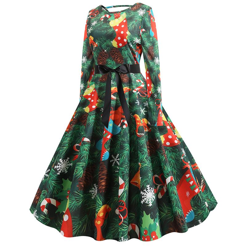 retro christmas dress