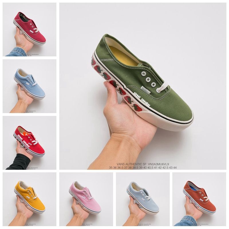 vans green strawberry