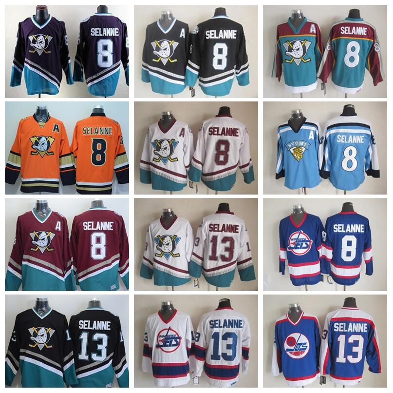 ducks selanne jersey