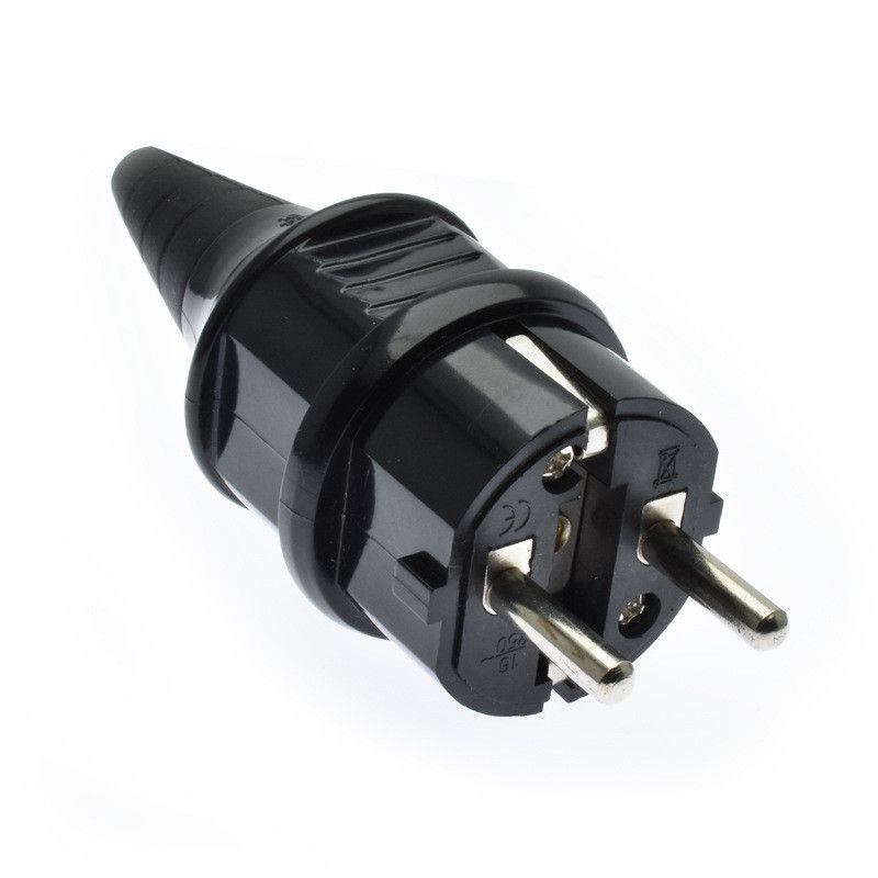 16A 220V 250V Europeo Francés Alemán de conexión Conector Enchufe eléctrico Accesorios UE Desmontable