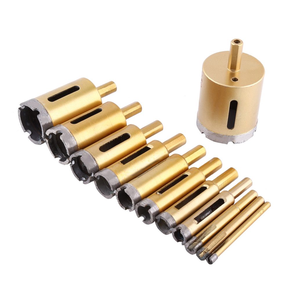 1/ PC Foret pour perceuse diamant outil Scie pour Marbre Pierre C/éramique Pierre Dimensions optionnels 6/ mm-50/ mm
