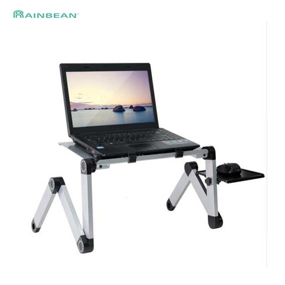 2019 Portable Adjustable Aluminum Laptop Desk Stand Table Vented