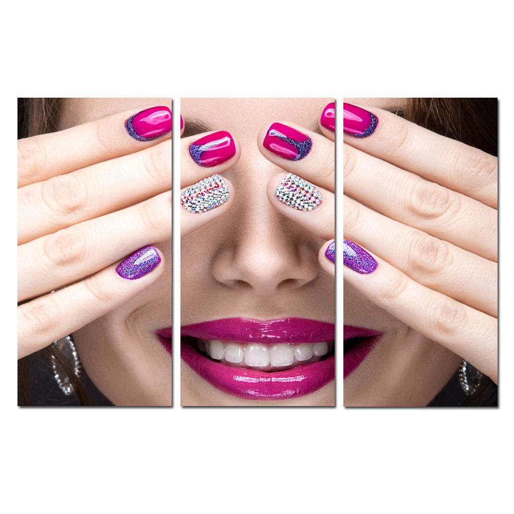 Poster Home Decor Wall Art Beautiful Manicure And Pedicure  Art/Canvas Print 
