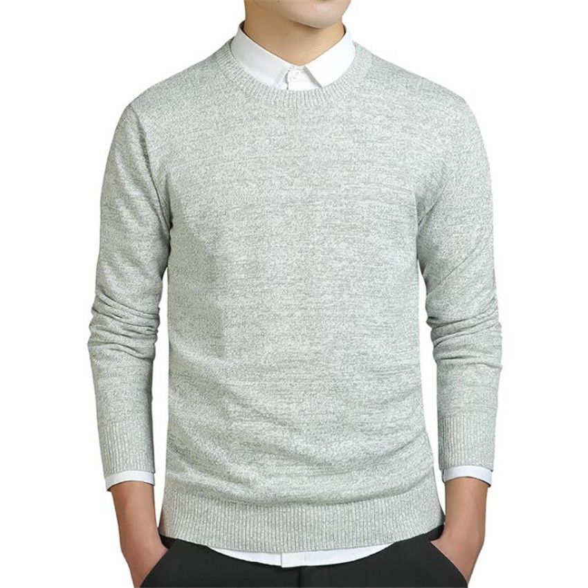 business casual crew neck sweater