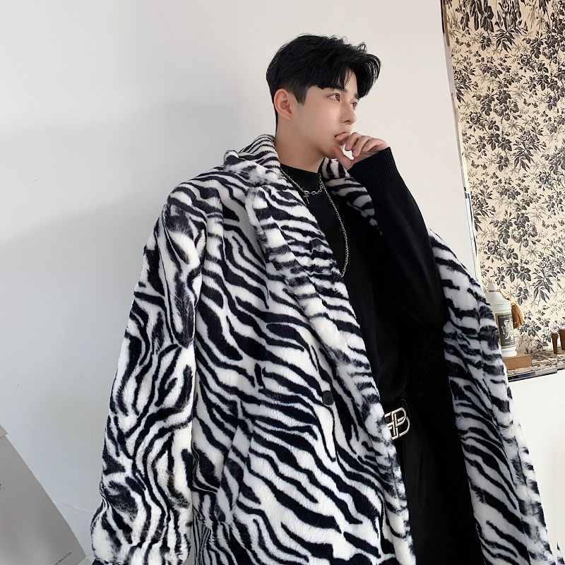 zebra print jacket mens