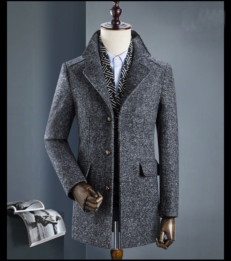 mens wool dress coat