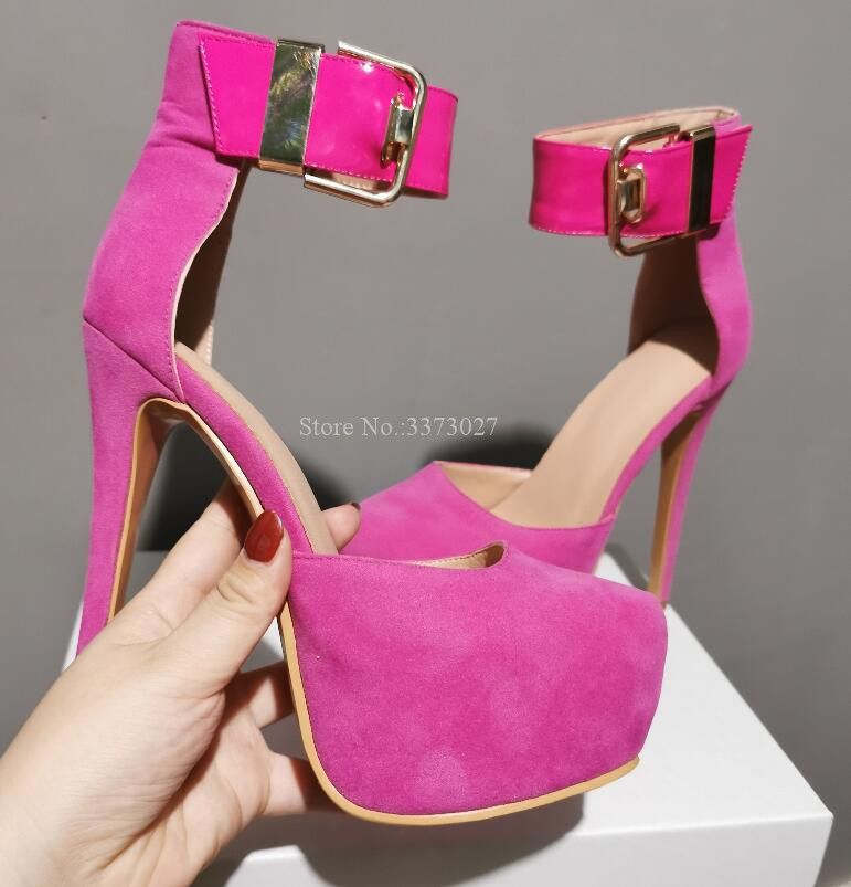 rose pink shoes and bag