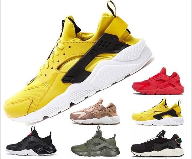 yellow and pink huaraches