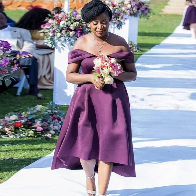 off the shoulder mother of the bride short dresses