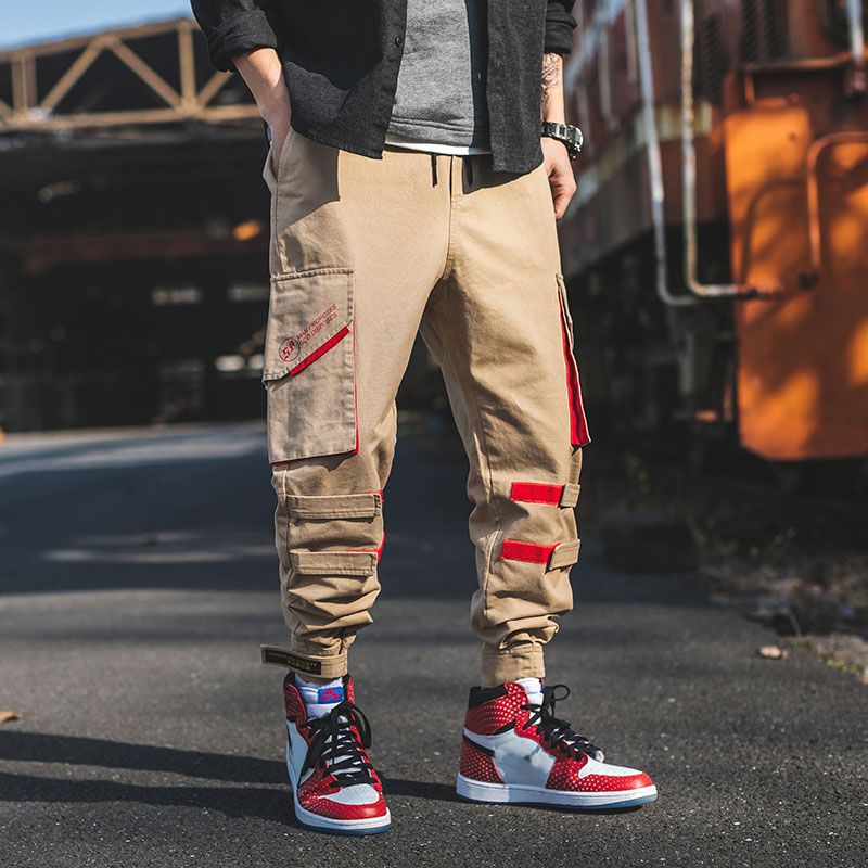 Acquistare Drop Shipping Pantaloni Cargo Stile Giapponese Pantaloni Uomo  Con Tasche Grandi Pantaloni Cargo Antracite Uomo Autunno Streetwear Tuta  Pantaloni Sportivi Taglia US Economico | Consegna Veloce E Qualità | DHgate  Italy