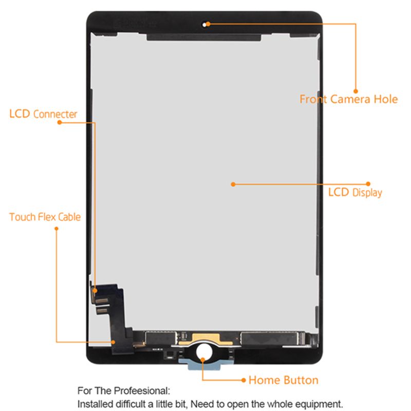 US Touch Screen Digitizer Replacement For Apple iPad 2//3//4//5//6 /& Mini /& Air New