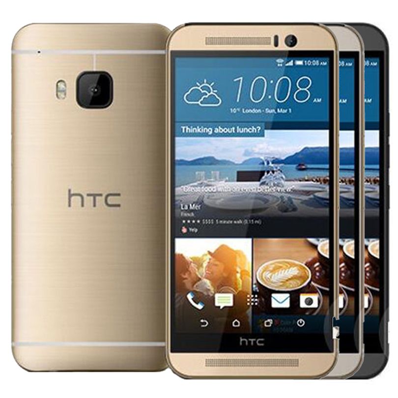 Восстановленный Оригинальный HTC ONE M9 5,0 дюйма окт Ядра 3GB RAM 32GB ROM 20MP камера 4G LTE разблокирована Смарт сотового мобильный телефон бесплатно DHL 5шт