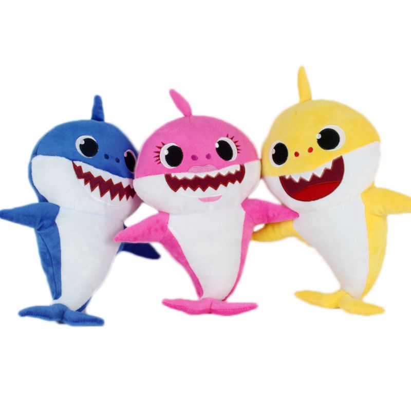 baby shark stuffed animal that sings english