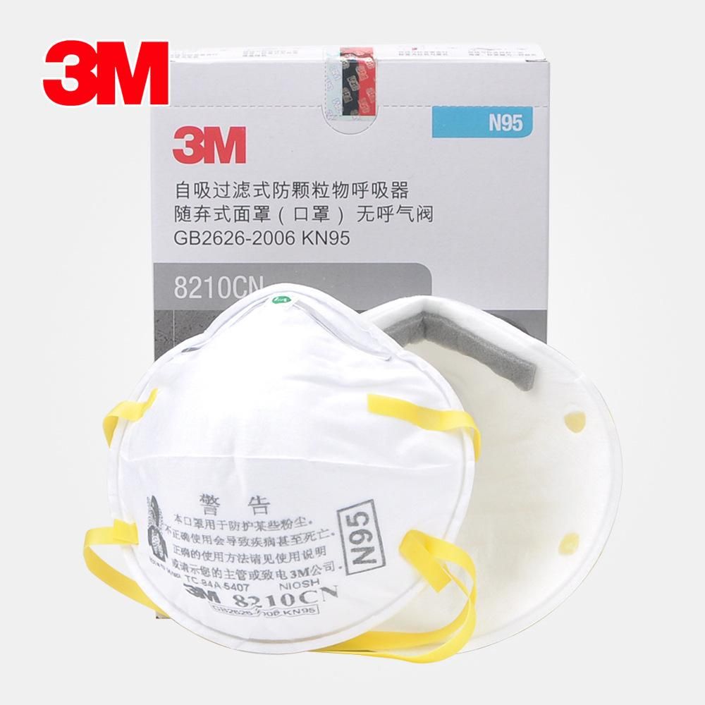 2020 In Stock By Dhl Niosh 3m Particulate Respirator 8210 N95 The